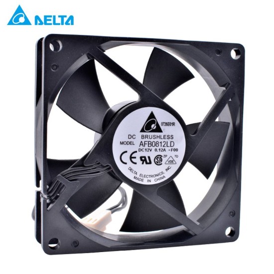 DELTA AFB0812LD-F00 12V 0.12A Double ball bearing cooling fan