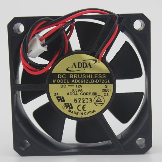 ADDA AD0612MB / LB /HB-D70 / D76GL 6015 12V power supply Silent cooling fan ADDA AD0612MB / LB /HB-D70 / D76GL 6015 12V power supply Silent cooling fan