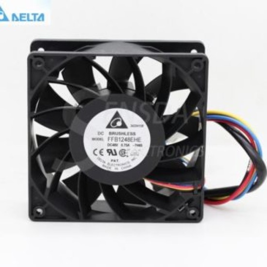 Delta FFB1248EHE 12CM DC48V 0.75A 4-pin industrial axial inverter cooling fans Delta FFB1248EHE 12CM DC48V 0.75A 4-pin industrial axial inverter cooling fans