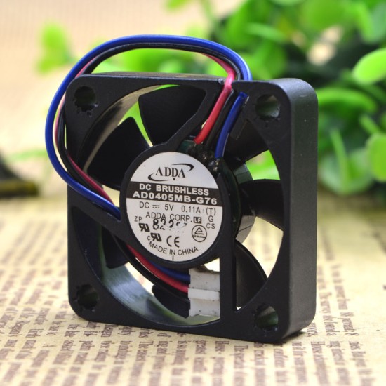 ADDA AD0405MB-G76 5V 0.11A Double ball bearing cooling fan ADDA AD0405MB-G76 5V 0.11A Double ball bearing cooling fan
