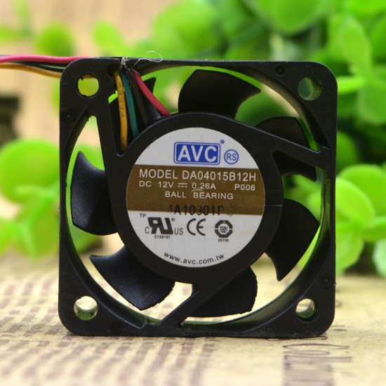 AVC DA04015B12H 12V 0.26A 4-wire PWM temperature control cooling fan AVC DA04015B12H 12V 0.26A 4-wire PWM temperature control cooling fan