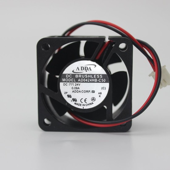 ADDA AD0424HB-C50 DC24V 0.09A 4cm server inverter axial cooling fan ADDA AD0424HB-C50 DC24V 0.09A 4cm server inverter axial cooling fan