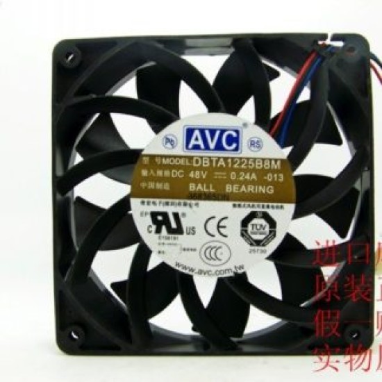 AVC DBTA1225B8M 48V 0.24A 12CM 12025 three line drive cooling fan AVC DBTA1225B8M 48V 0.24A 12CM 12025 three line drive cooling fan