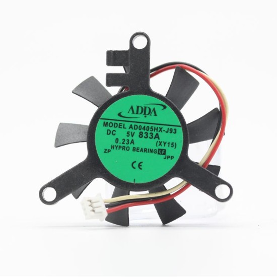 ADDA AD0405HX-J93 DC 5V 0.23A 3-wires cooling fan ADDA AD0405HX-J93 DC 5V 0.23A 3-wires cooling fan