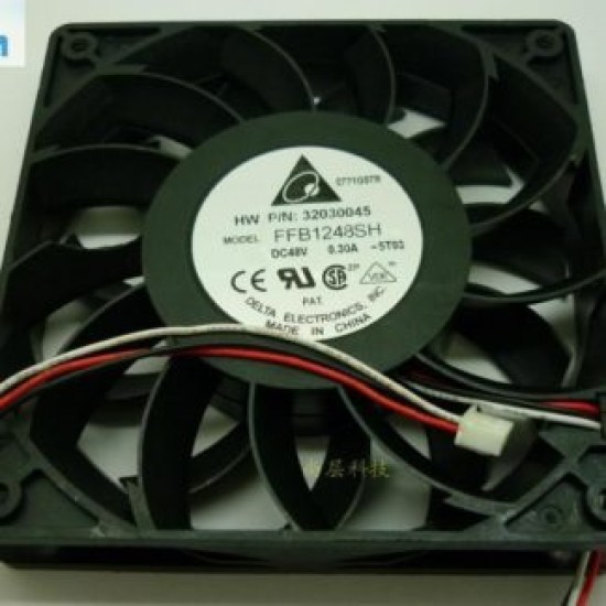 Delta FFB1248SH DC48V 0.30A 12CM dual ball bearing cooling fan Delta FFB1248SH DC48V 0.30A 12CM dual ball bearing cooling fan
