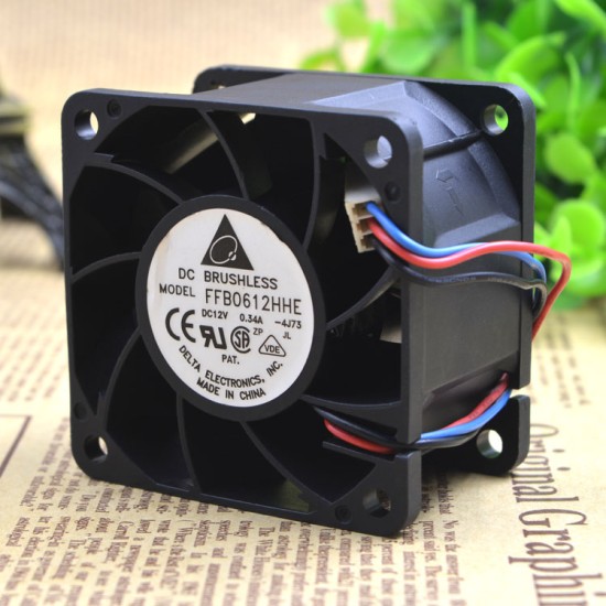 Delta FFB0612HHE 6cm 12v 0.34A double ball bearing cooling fans Delta FFB0612HHE 6cm 12v 0.34A double ball bearing cooling fans