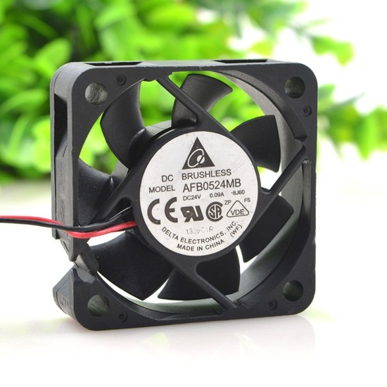 Delta AFB0524MB DC 24V 0.09A 50x50x15mm Server Square Fan Delta AFB0524MB DC 24V 0.09A 50x50x15mm Server Square Fan