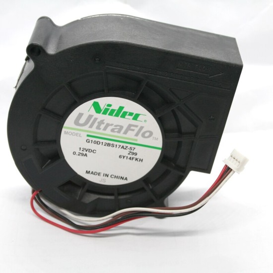 NIDEC G10D12BS17AZ-57 DC12V 0.29A 9733 4-wire PWM Turbo Cooling Fan NIDEC G10D12BS17AZ-57 DC12V 0.29A 9733 4-wire PWM Turbo Cooling Fan