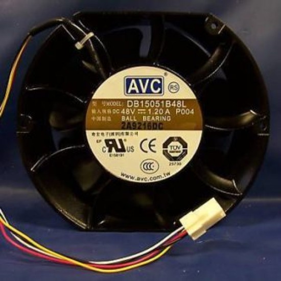 AVC DB15051B48L P004 DC48V 1.20A ball bearing fan AVC DB15051B48L P004 DC48V 1.20A ball bearing fan
