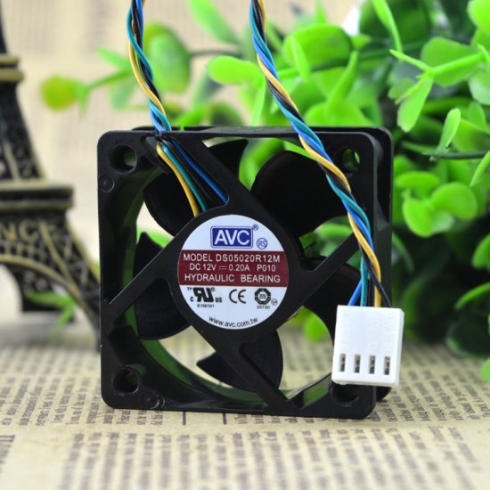 AVC DS05020R12M P010 12V 0.20A four-wire cooling fan AVC DS05020R12M P010 12V 0.20A four-wire cooling fan