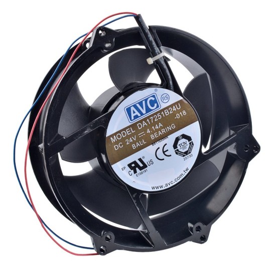 AVC DA17251B24U 24V 4.14A Double ball bearing cabinet metal cooling fan AVC DA17251B24U 24V 4.14A Double ball bearing cabinet metal cooling fan