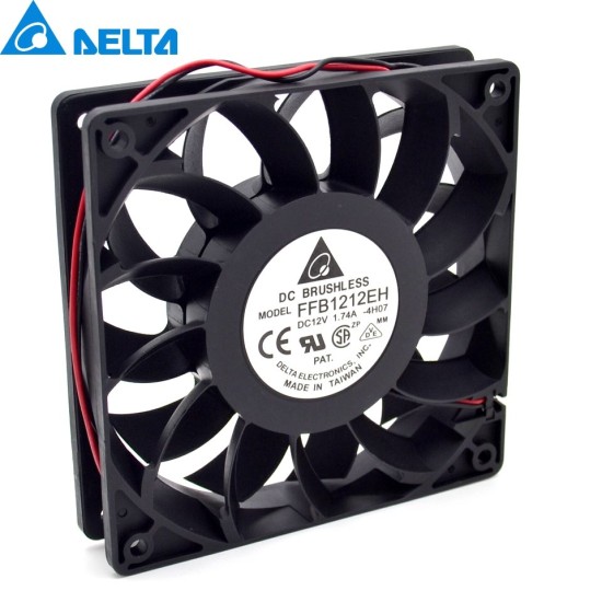 Delta FFB1212EH 12V 1.74A dual ball bearing cooling fan Delta FFB1212EH 12V 1.74A dual ball bearing cooling fan