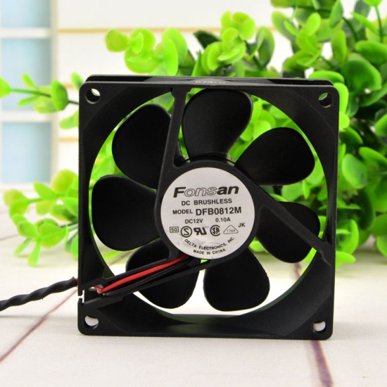 Fonsan DFB0812M DC12V 0.10A DC BRUSHLESS cooling fan Fonsan DFB0812M DC12V 0.10A DC BRUSHLESS cooling fan