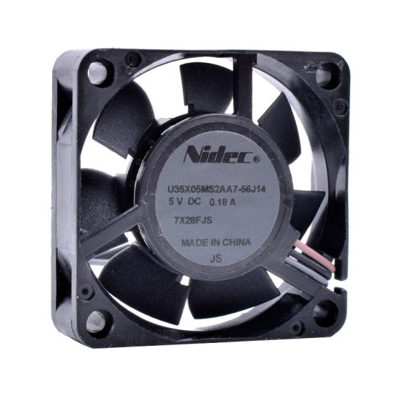 Nidec U35X05MS2AA7-56J14 DC 5V 0.18A Small equipment cooling fan Nidec U35X05MS2AA7-56J14 DC 5V 0.18A Small equipment cooling fan