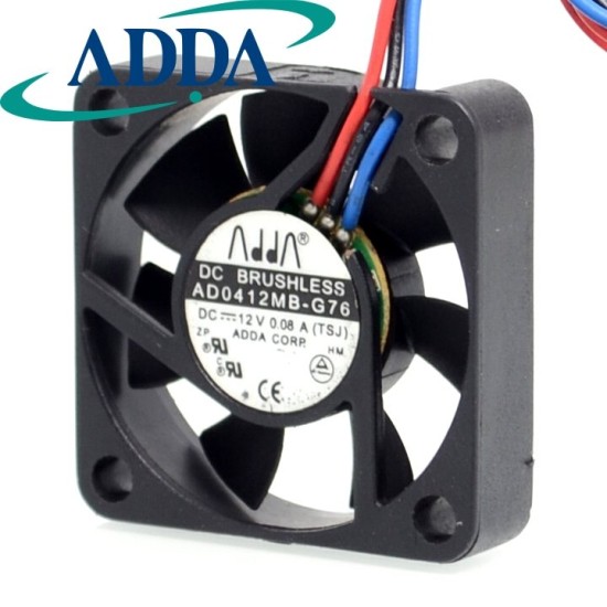 ADDA AD0412MB-G76 4cm DC12V 0.08A ball bearing fan ADDA AD0412MB-G76 4cm DC12V 0.08A ball bearing fan