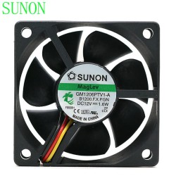 SUNON GM16PTV1-A DC 12v 1.6w 3wire cooling fan