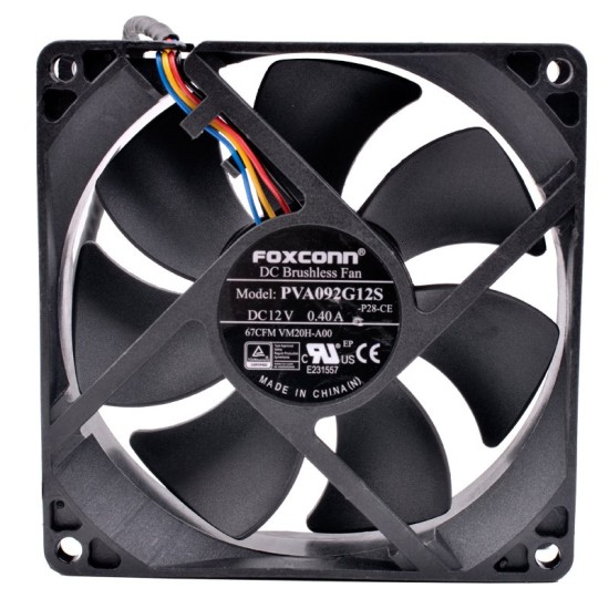PVA092G12S Foxconn DC12V 0.40A pwm fan PVA092G12S Foxconn DC12V 0.40A pwm fan