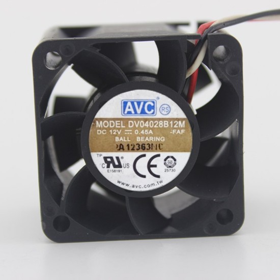 AVC DV04028B12M 12V 0.45A 4CM industrial computer cooling fan AVC DV04028B12M 12V 0.45A 4CM industrial computer cooling fan