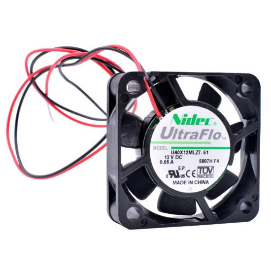 Nidec U40X12MLZ7-51 DC12V 0.05A cooling fan Nidec U40X12MLZ7-51 DC12V 0.05A cooling fan