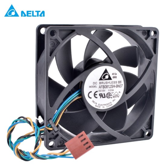 DELTA AFB0812SH-9N07 12V 0.51A PWM high volume air cooling fan