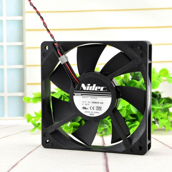 Nidec A35741-16C1S1 12v 0.39A computer power supply chassis silent fan Nidec A35741-16C1S1 12v 0.39A computer power supply chassis silent fan