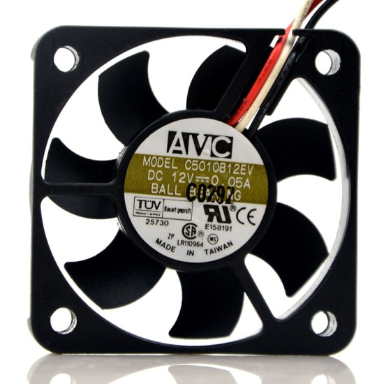 AVC C5010B12EV 5cm 12V 0.08A ultra-thin ultra-quiet CPU fan AVC C5010B12EV 5cm 12V 0.08A ultra-thin ultra-quiet CPU fan