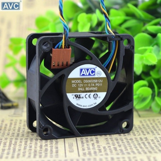 AVC DS06025B12U 60mm DC12V 0.70A Pwm server inverter cooling fan AVC DS06025B12U 60mm DC12V 0.70A Pwm server inverter cooling fan
