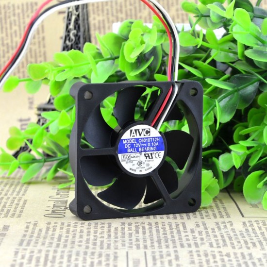 AVC C6010T12H 12V 0.1A 6cm CPU cooling fan AVC C6010T12H 12V 0.1A 6cm CPU cooling fan
