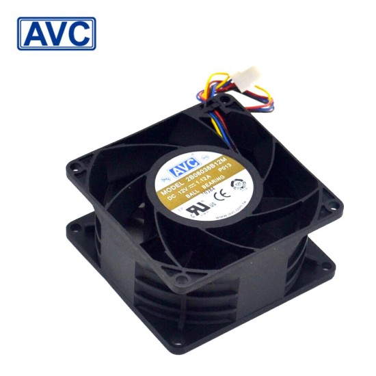 AVC  2B08038B12M  1.12A 12V PWM speed control violent fan