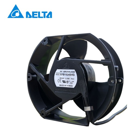 Delta EFB1524SHG 17CM 24V 2.10A 3-wire cooling fan Delta EFB1524SHG 17CM 24V 2.10A 3-wire cooling fan