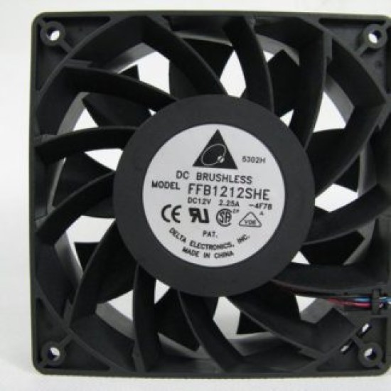 Delta FFB1212SHE 12cm 120*120*38MM DC 12V 2.25A Cooling Computer Case Server Fan Delta FFB1212SHE 12cm 120*120*38MM DC 12V 2.25A Cooling Computer Case Server Fan