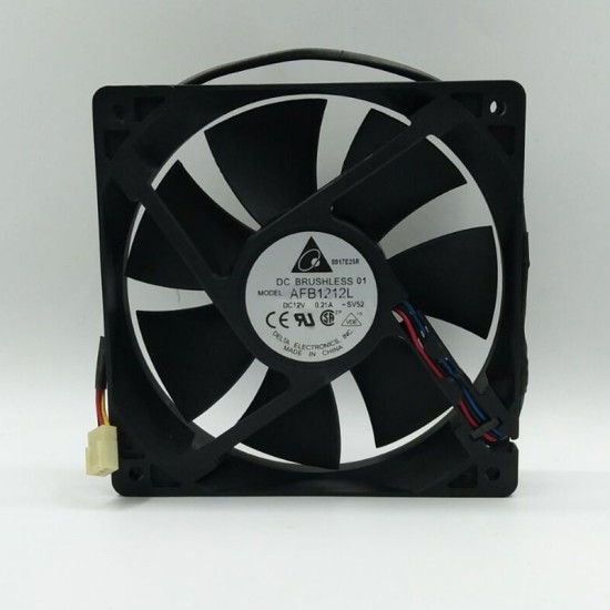 Delta AFB1212L12CM 0.60A DC12V Ball Bearing Cooling Fan Delta AFB1212L12CM 0.60A DC12V Ball Bearing Cooling Fan