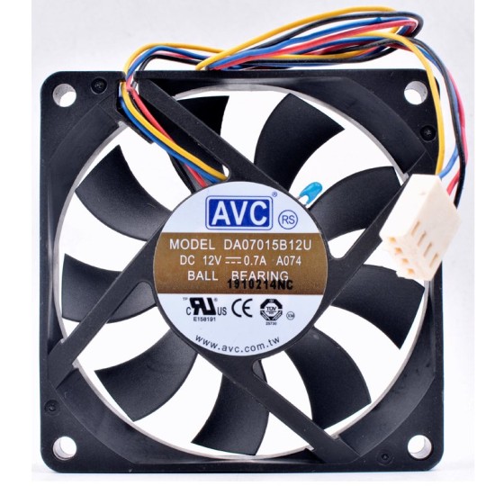 AVC DA07015B12U DC12V 0.7A BALL BEARING cooling fan AVC DA07015B12U DC12V 0.7A BALL BEARING cooling fan