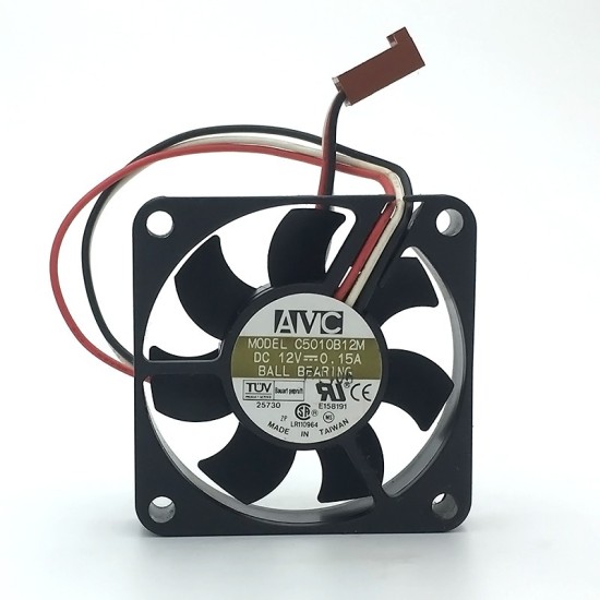 AVC C5010B12M 3-lines DC12V 0.15A Dual Ball Bearing server inverter cooler cooling fan AVC C5010B12M 3-lines DC12V 0.15A Dual Ball Bearing server inverter cooler cooling fan
