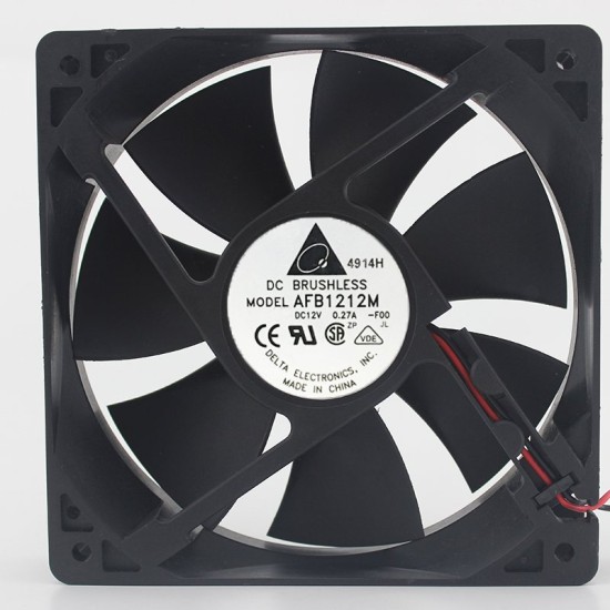 Delta AFB1212M 12cm 12V 0.27A double ball cooling fan Delta AFB1212M 12cm 12V 0.27A double ball cooling fan