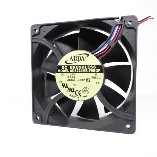 ADDA AD1224MB-F9BGP DC 24V 0.68A four-wires PWM cooling fan ADDA AD1224MB-F9BGP DC 24V 0.68A four-wires PWM cooling fan