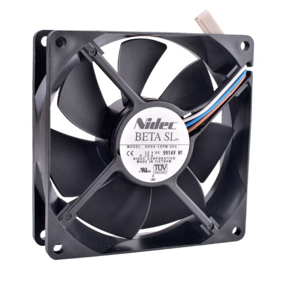Nidec D09A-12PM 05A DC12V 0.10A Double ball bearing fan Nidec D09A-12PM 05A DC12V 0.10A Double ball bearing fan