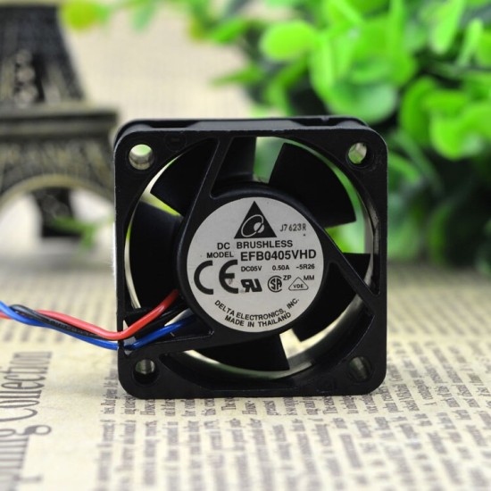 Delta EFB0405VHD DC5V 0.50A double ball cooling fan Delta EFB0405VHD DC5V 0.50A double ball cooling fan