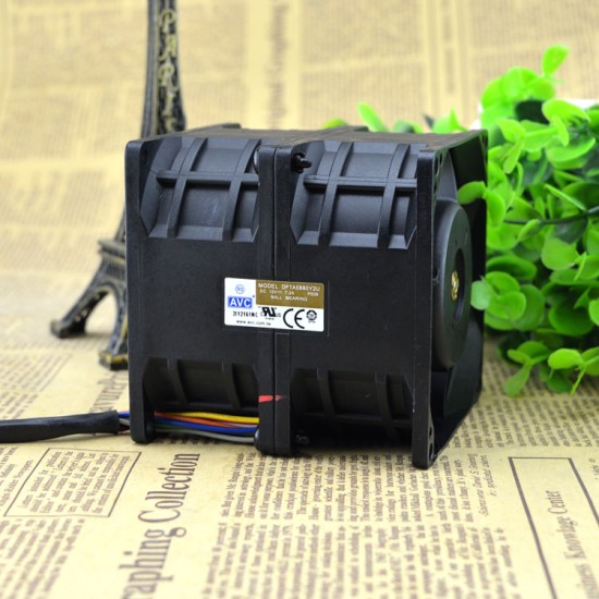 AVC DFTA0880Y2U 12V 7.2A car modification supercharged dual motor violence fan AVC DFTA0880Y2U 12V 7.2A car modification supercharged dual motor violence fan