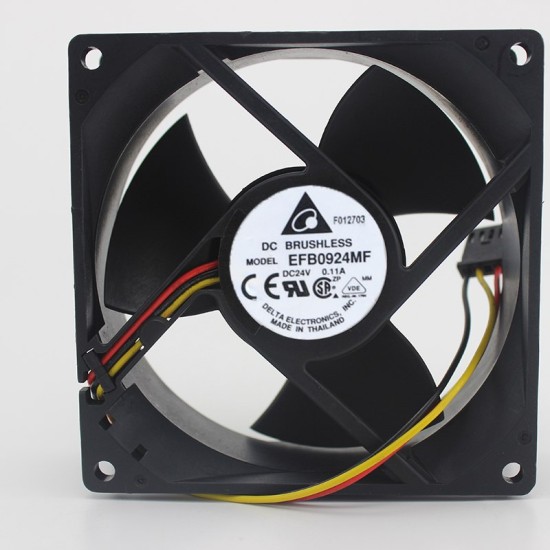 Delta EFB0924MF 9CM 24V 0.11A three-leaf double ball cooling fan