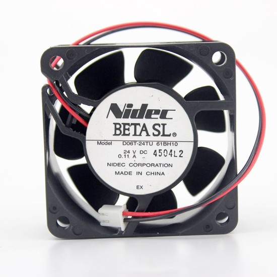 NIDEC D06T-24TU DC12V 0.11A 2line speed invert cooling fan NIDEC D06T-24TU DC12V 0.11A 2line speed invert cooling fan