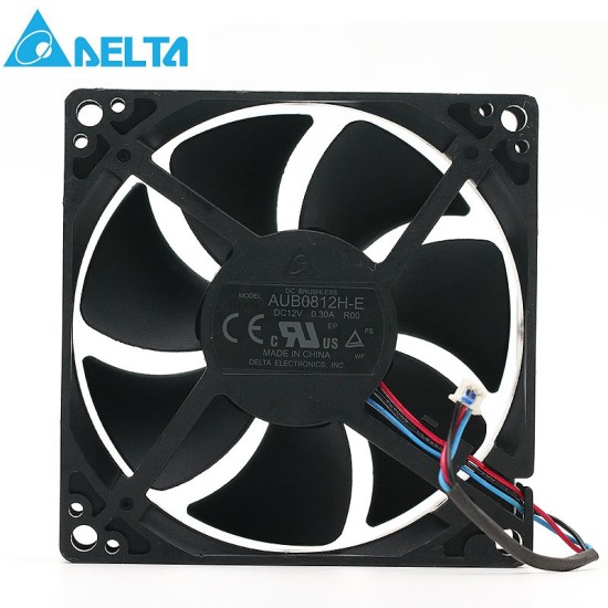 Delta AUB0812H-E ROO 12V 0.3A projector axial cooling fan Delta AUB0812H-E ROO 12V 0.3A projector axial cooling fan