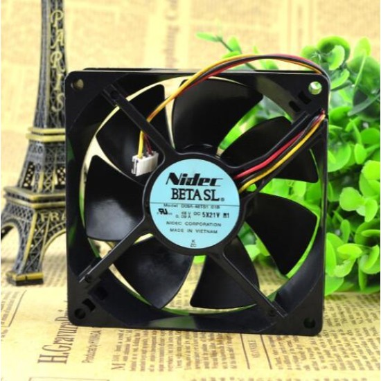 Nidec D09A-48TS1 01B DC 48V 0.09A 9CM 90*90*25mm 3 Lines Cooling Fan Nidec D09A-48TS1 01B DC 48V 0.09A 9CM 90*90*25mm 3 Lines Cooling Fan