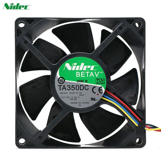 Nidec TA350DC M35172-35 WC236 9CM 12V 0.55A axial cooling fan