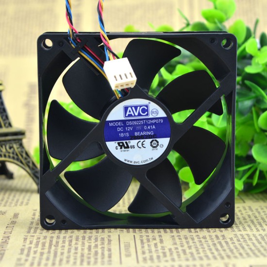 AVC DS09225T12HP079 DC12V 0.41A 4-wires PWM cooling fan AVC DS09225T12HP079 DC12V 0.41A 4-wires PWM cooling fan