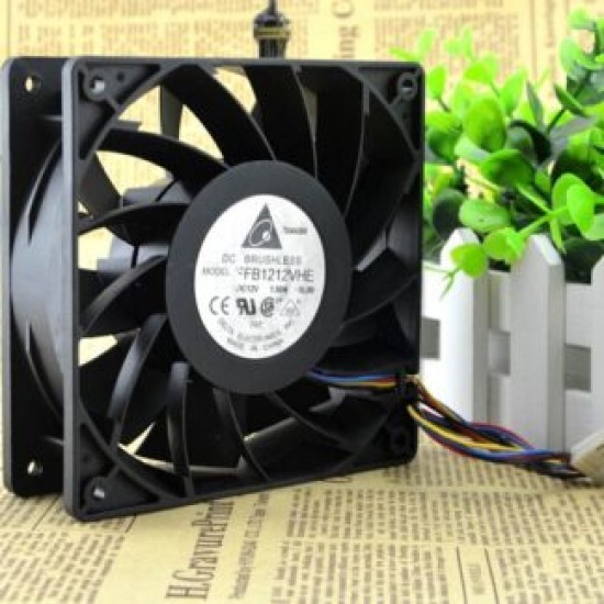 Delta FFB1212VHE 1.5A 120*120*38 12V 4pin PWM velocimetry violent fan Delta FFB1212VHE 1.5A 120*120*38 12V 4pin PWM velocimetry violent fan