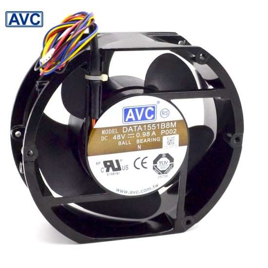 AVC  DATA1551B8M 17CM 48V 0.98A IPC wind Full Metal fan