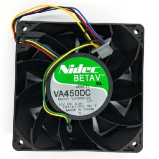 Nidec VA450DC V34809-90 12CM 12V 3.3A violence mining machine Computer Server cooling fan Nidec VA450DC V34809-90 12CM 12V 3.3A violence mining machine Computer Server cooling fan