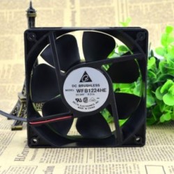 DELTA WFB1224HE 12CM  24V 0.37A cooling fan DELTA WFB1224HE 12CM  24V 0.37A cooling fan