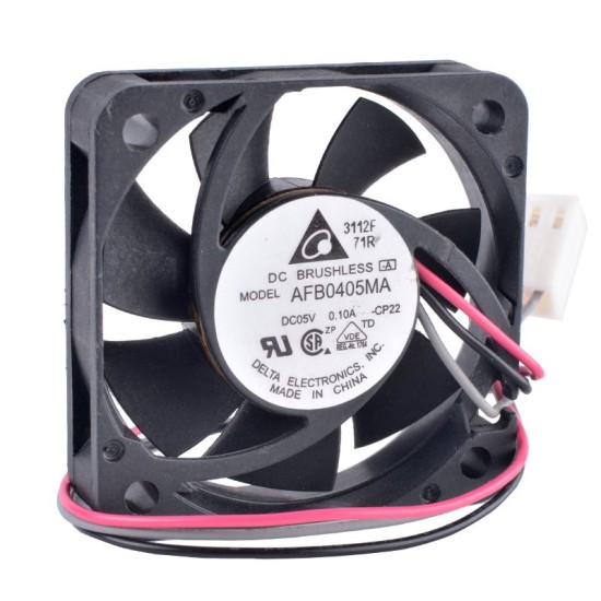 DELTA AFB0405MA 5V 0.10A Double Ball Bearing Cooling Fan DELTA AFB0405MA 5V 0.10A Double Ball Bearing Cooling Fan